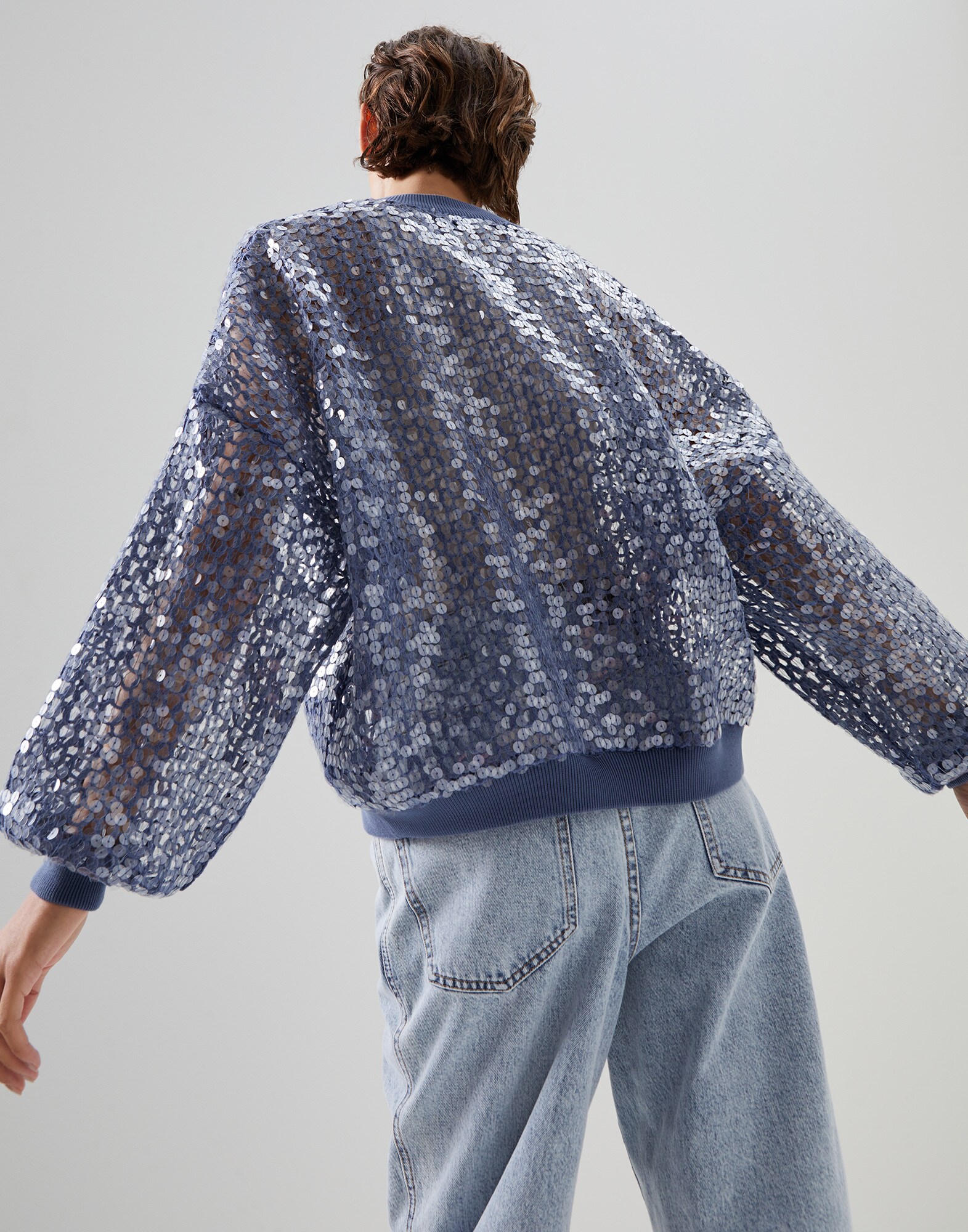 Outerwear-style Cardigan - Back view
