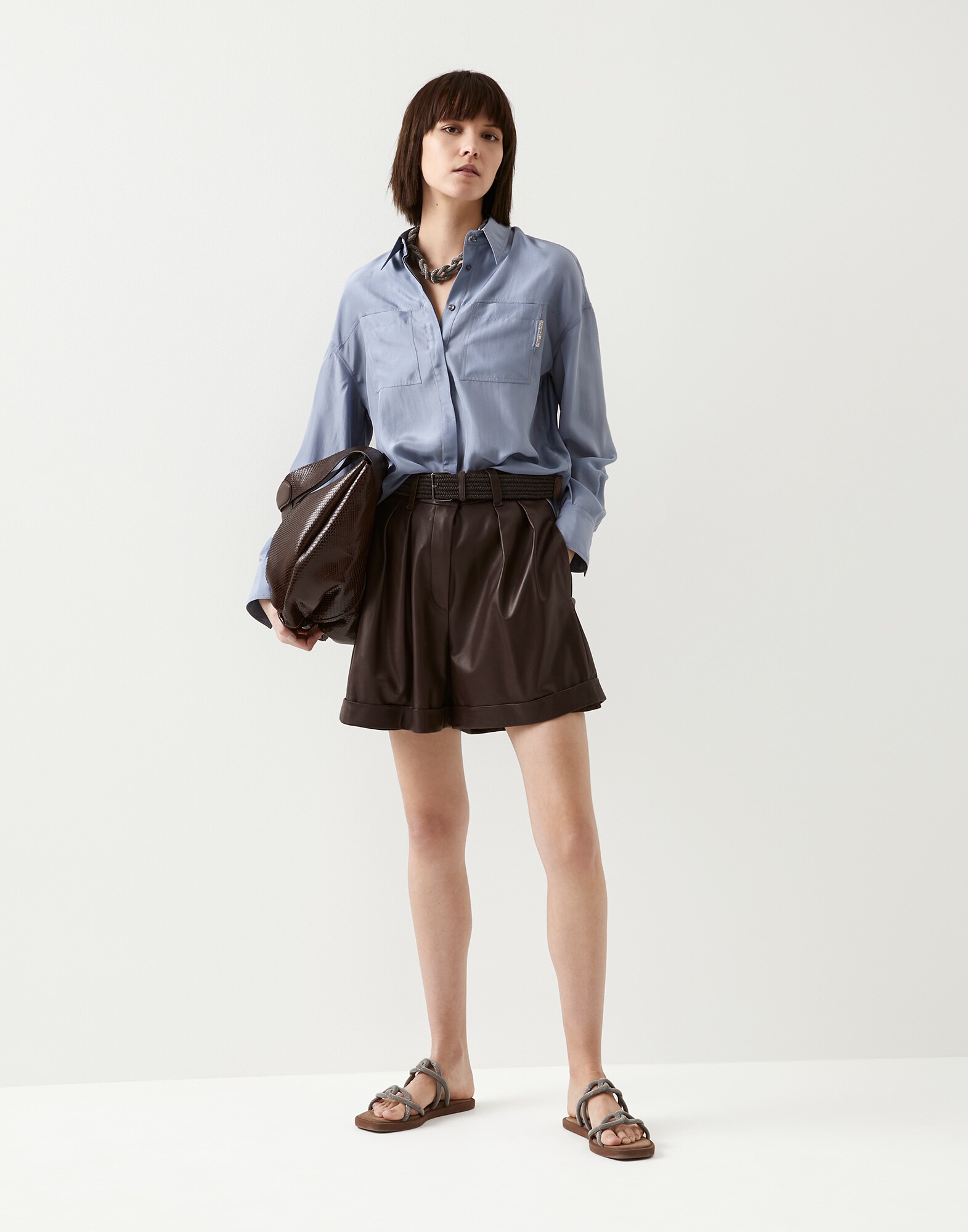 Chemise en Soie - Vue tenue complète