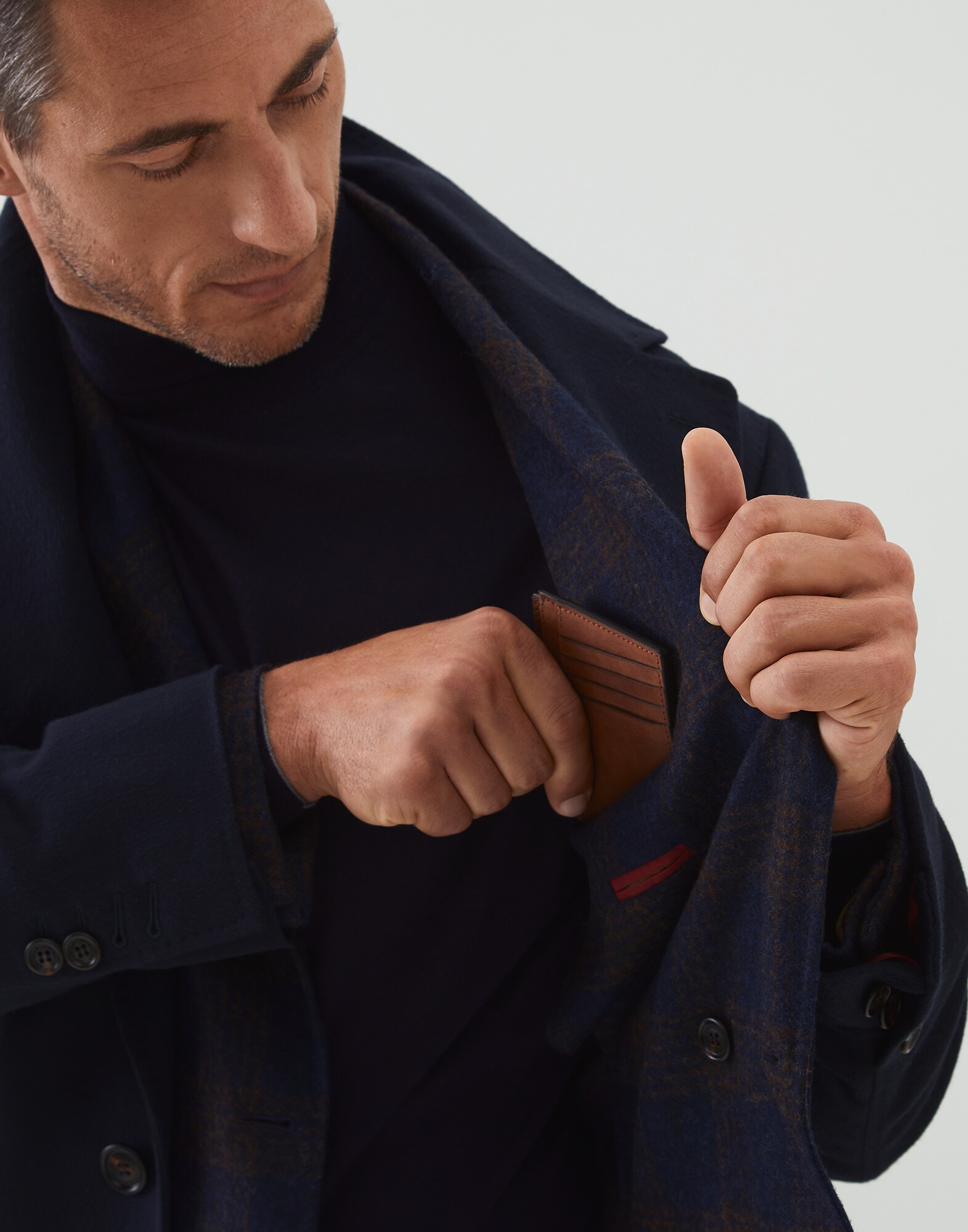 Kartenetui Borke Herren 3 - Brunello Cucinelli