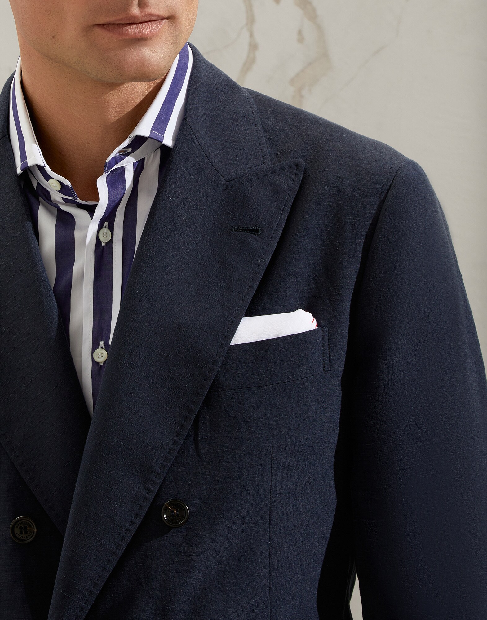 One-and-a-Half-Breasted Blazer - Detail