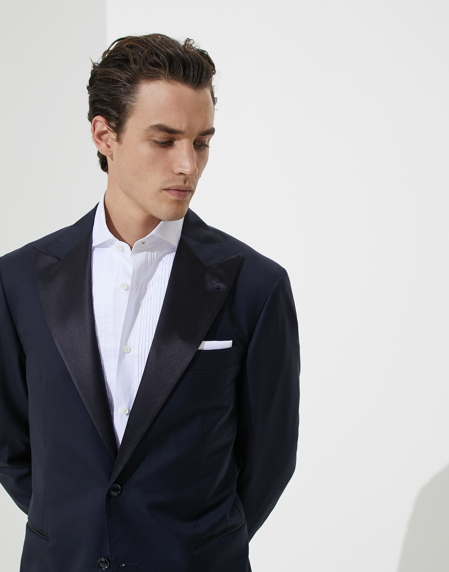 Tuxedo Navy Blue Man 2 - Brunello Cucinelli