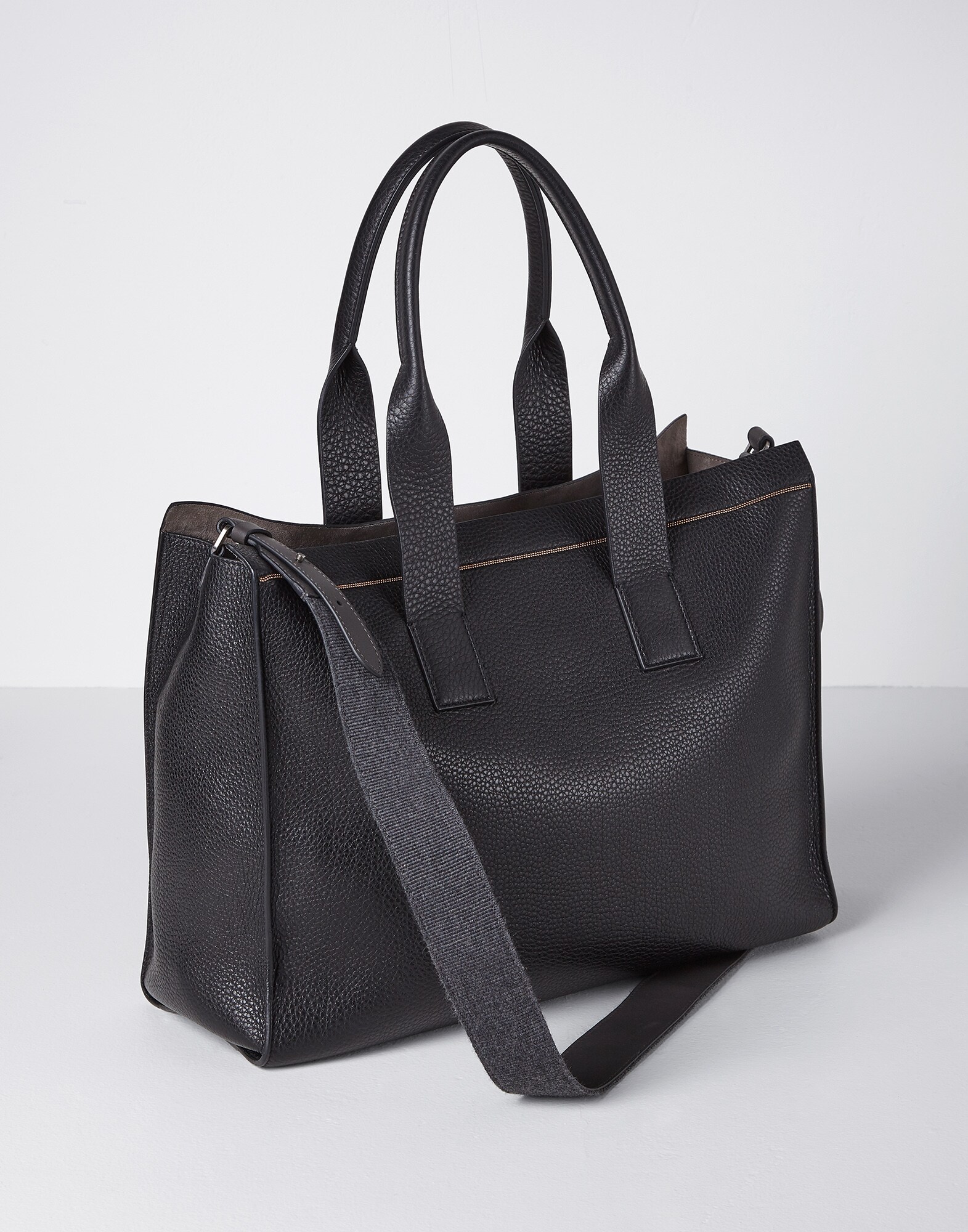 Shopper Schwarz Damen 1 - Brunello Cucinelli