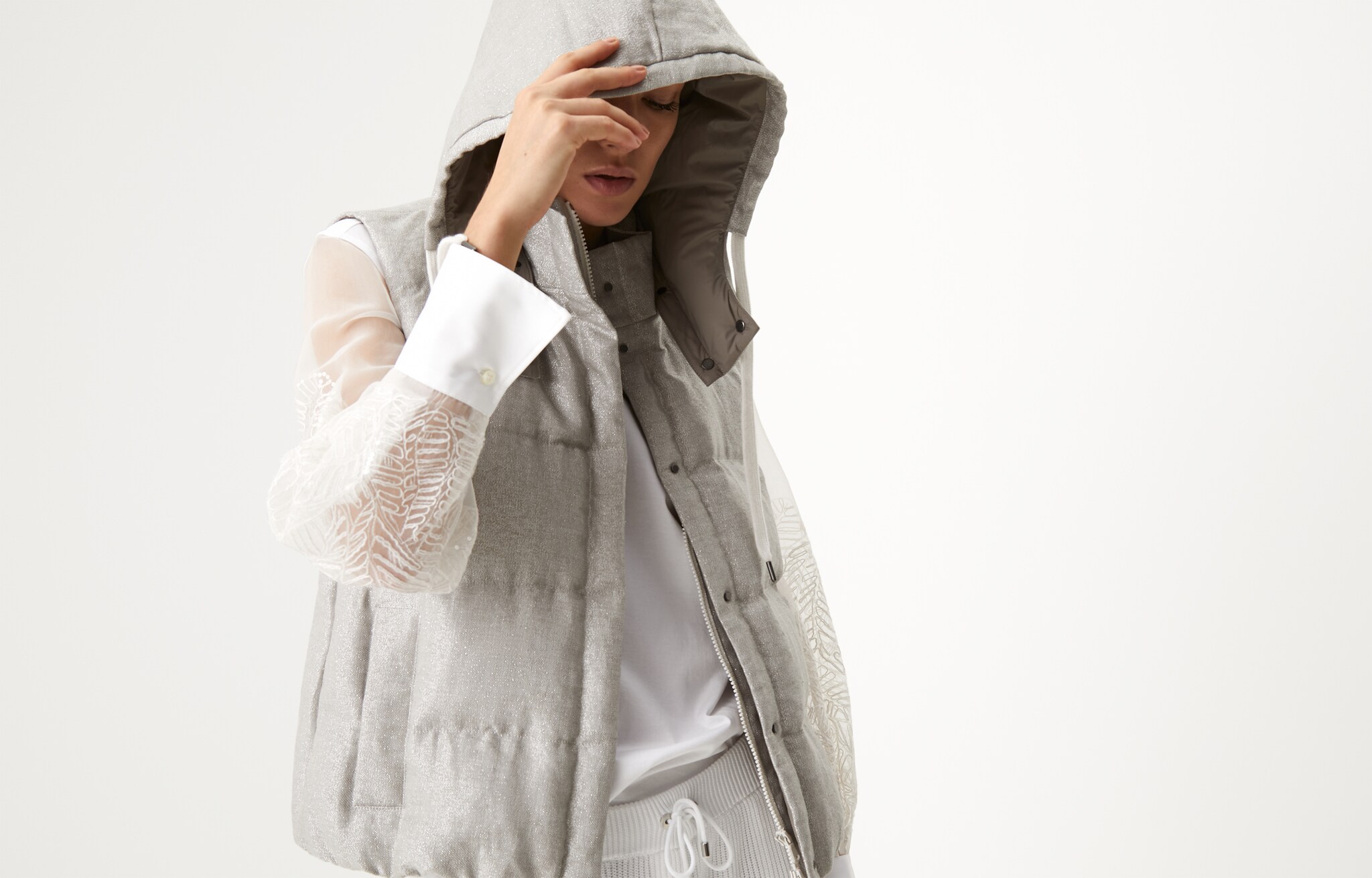 Down Vest - Horizontal view