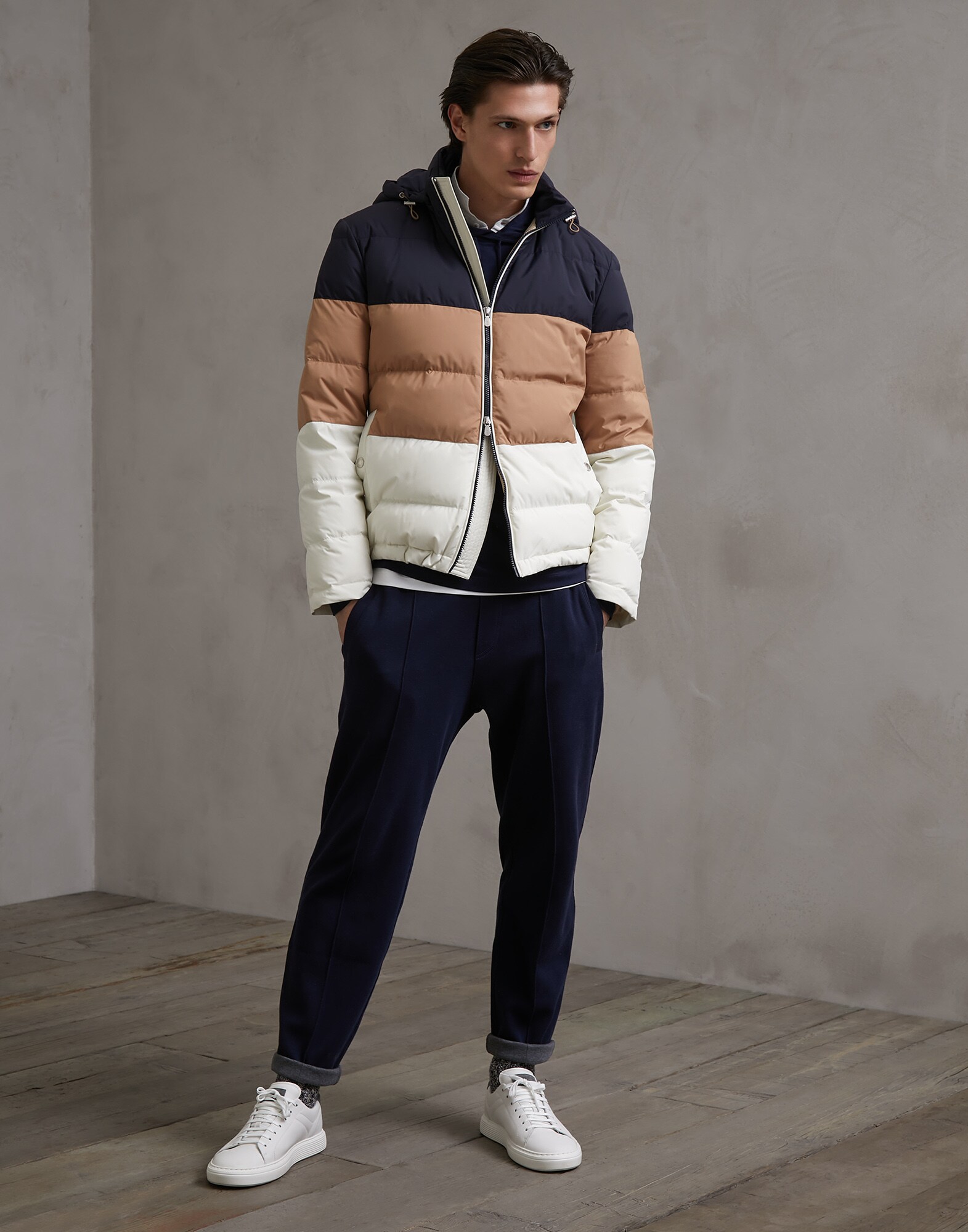 Daunenjacke Off-White Herren 3 - Brunello Cucinelli