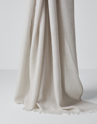 Cashmere and silk scarf Pebble Woman -
                        Brunello Cucinelli
                    