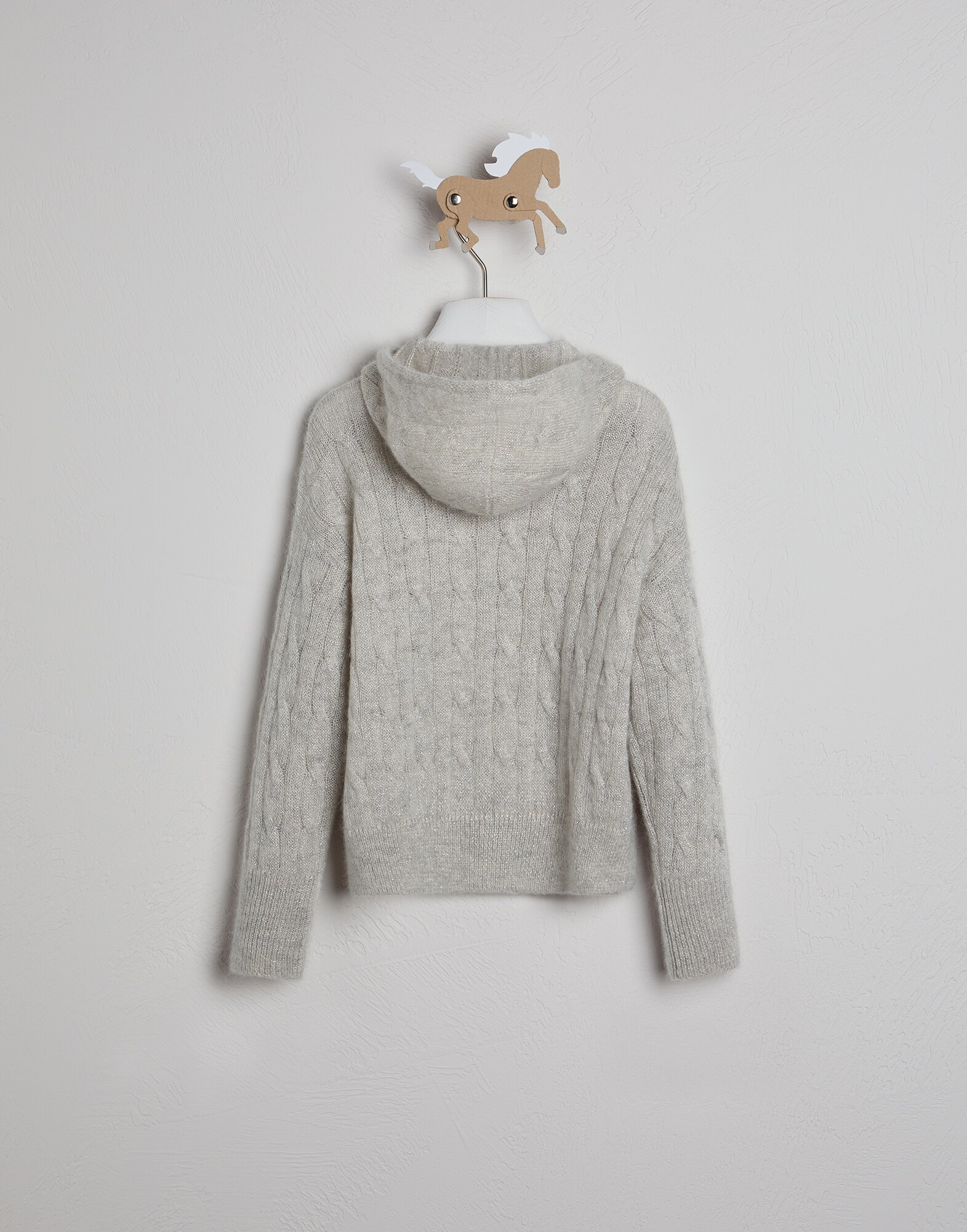 Hooded Cardigan - Back view