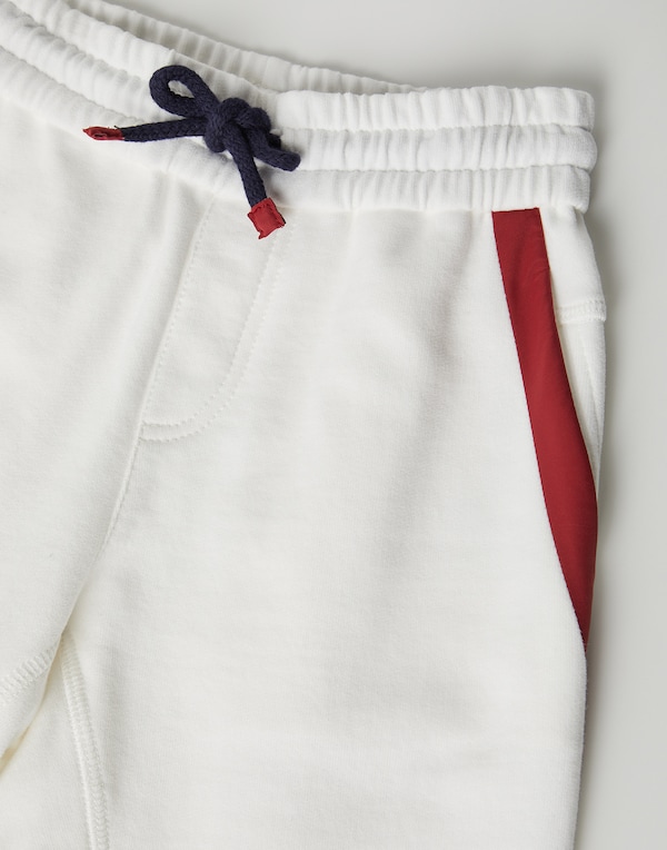 Pantalone con coulisse Off-White Bambino - Brunello Cucinelli 