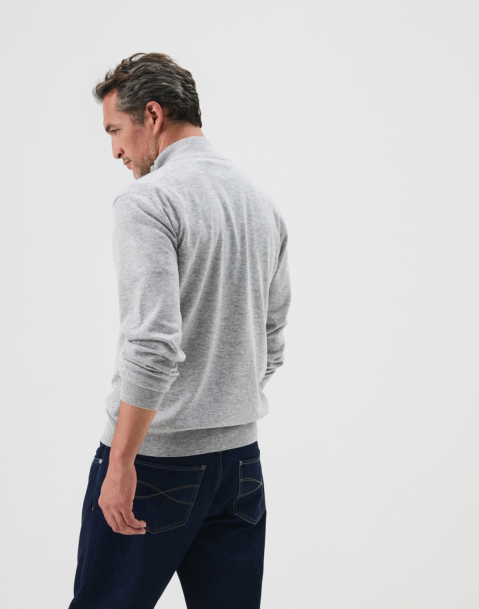 Zip-front Cardigan Pebble Man 2 - Brunello Cucinelli