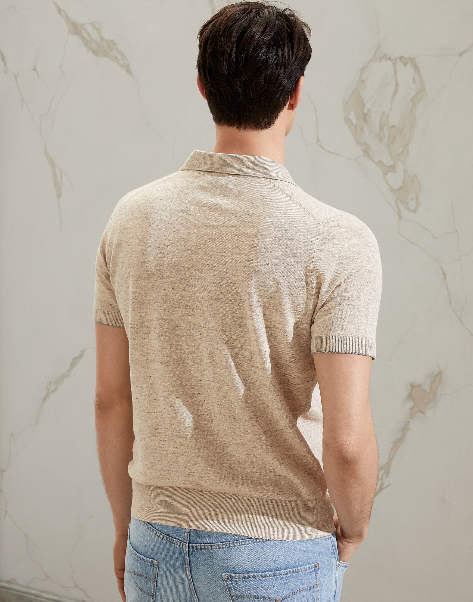Polo-Style Sweater - Back view