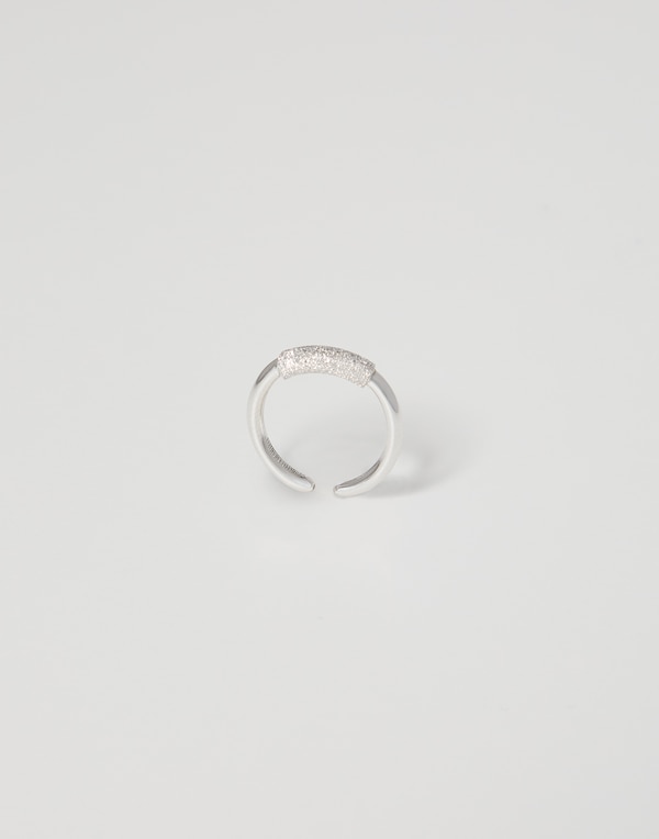Ring aus Silber Weiß Mädchen - Brunello Cucinelli