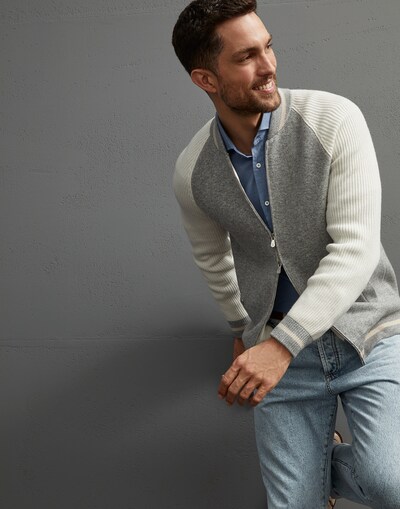 Zip-front Cardigan - Editorial view