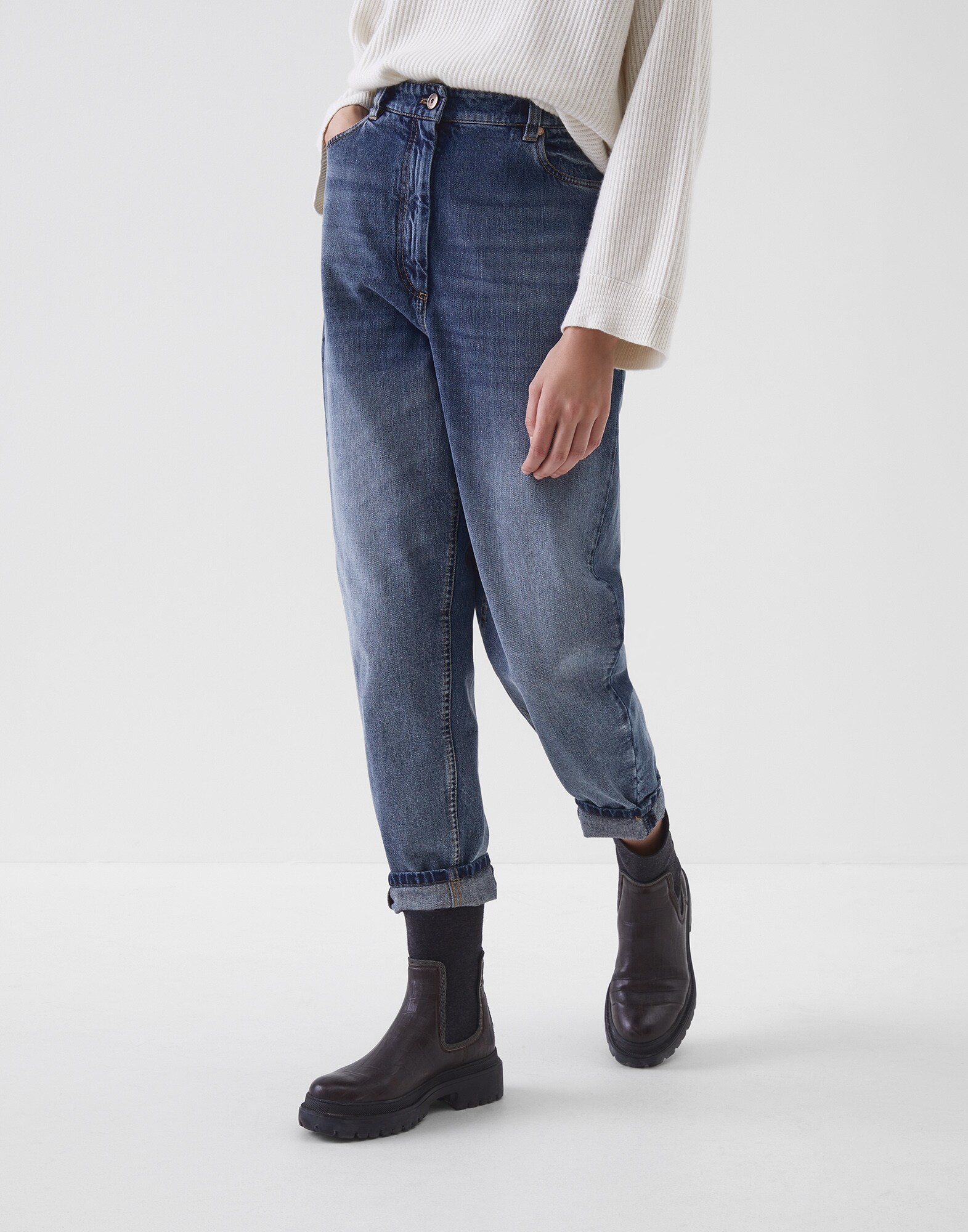 Denim trousers