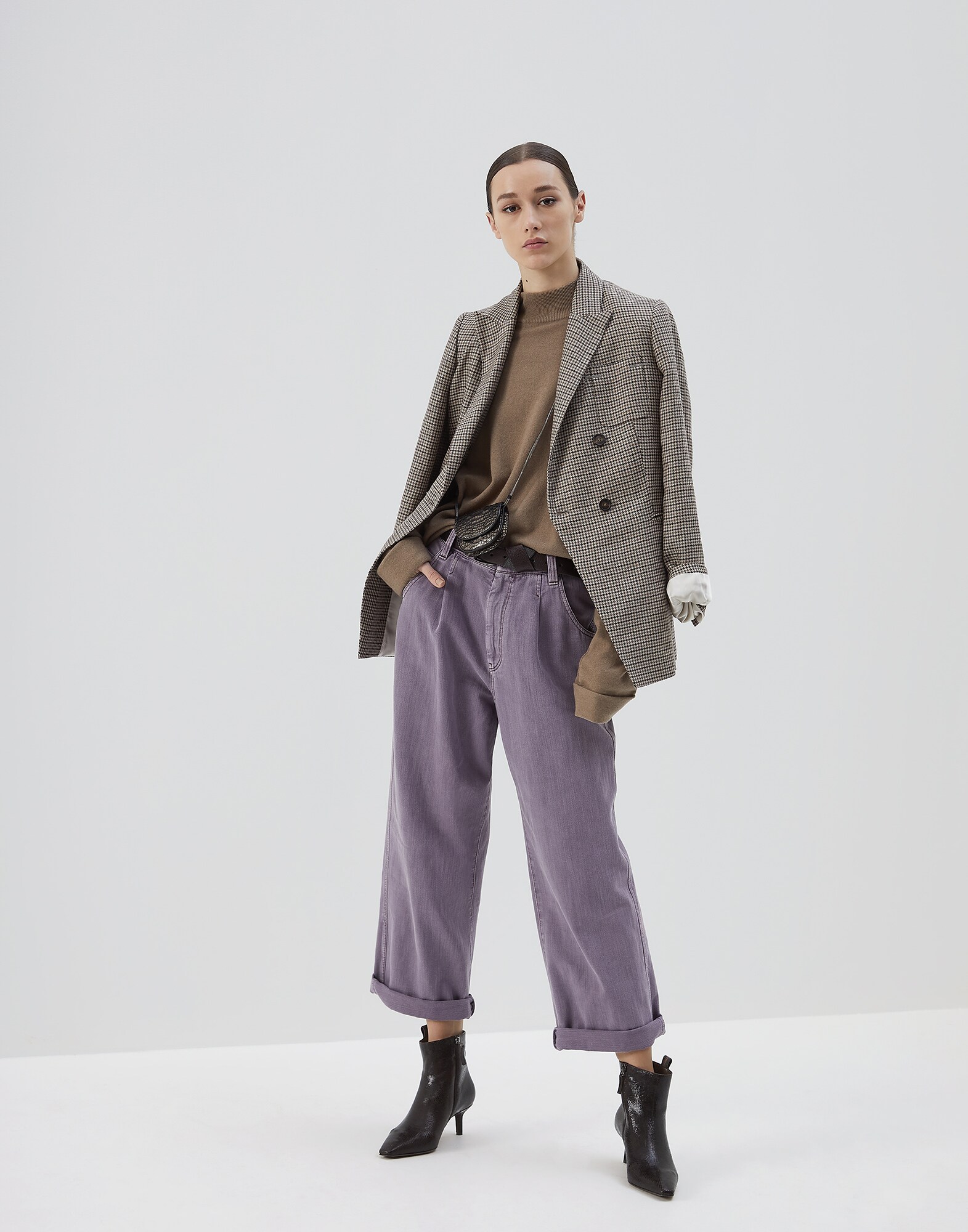 High Neck Sweater - Look