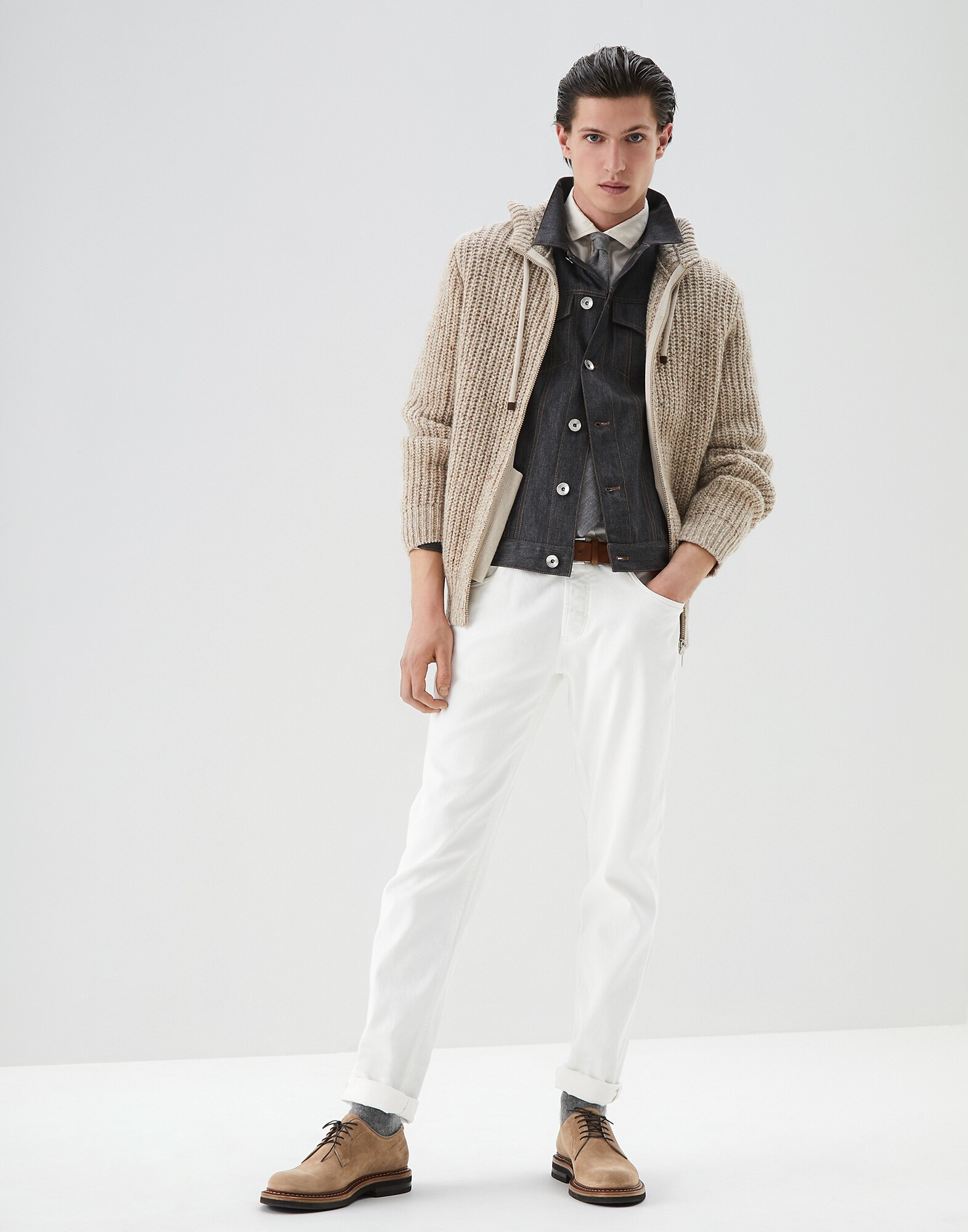 Zip-front Cardigan - Look