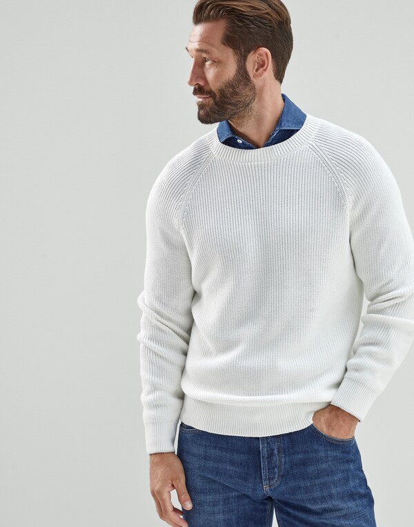 Cotton sweater Panama Man - Brunello Cucinelli 