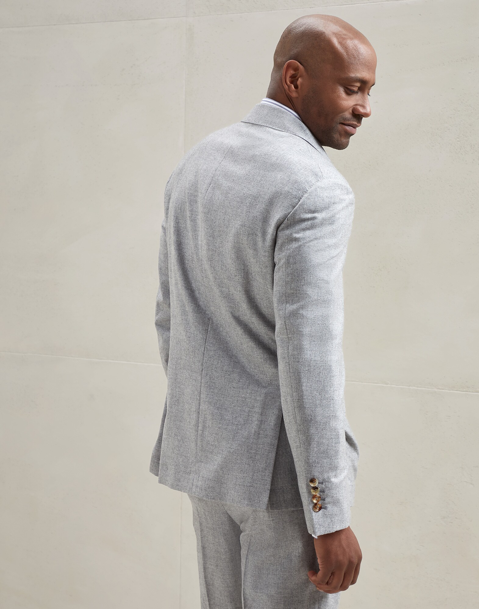 Single Breasted Blazer - Back view
