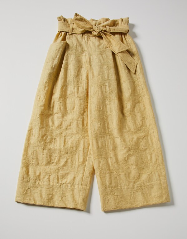 Trousers with monili Yellow Girl - Brunello Cucinelli 