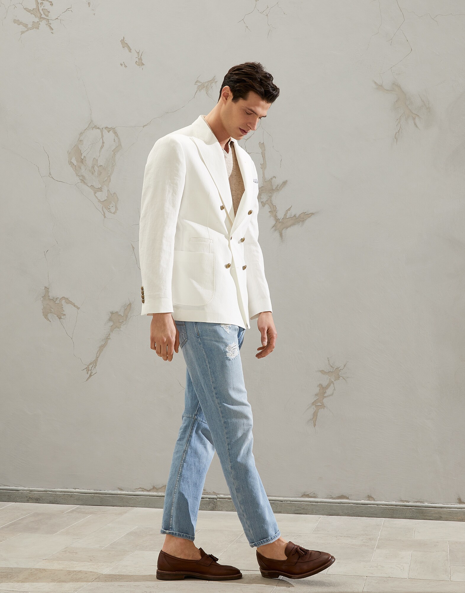 Polo-Style Sweater - Full look