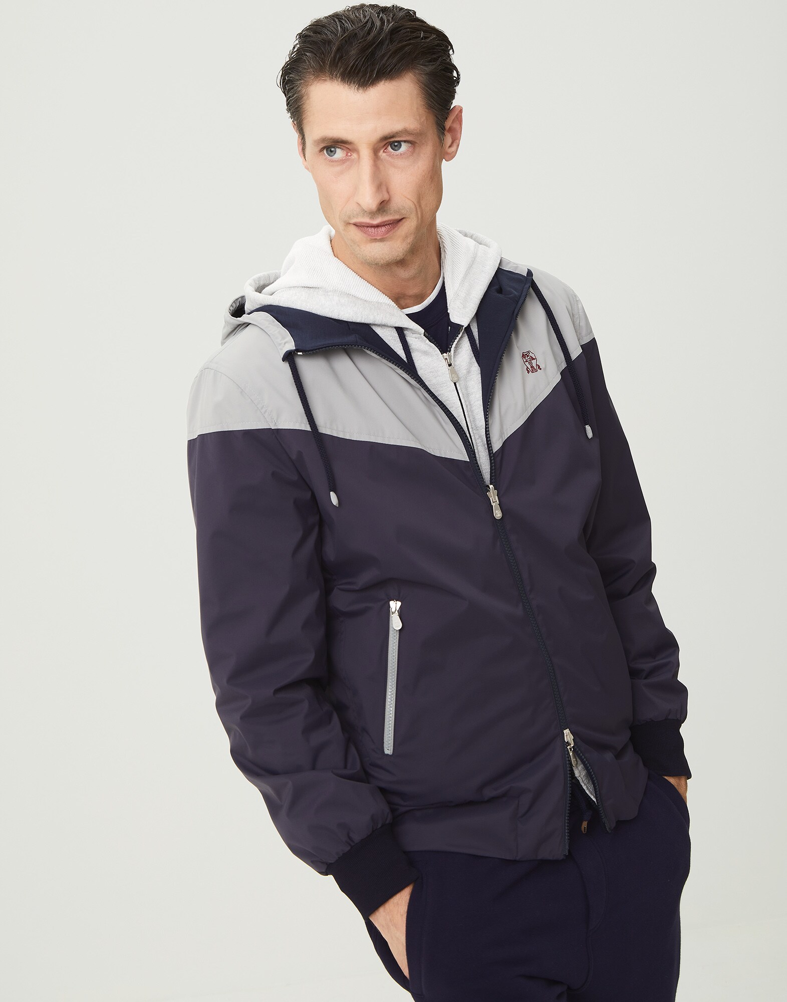 Giubbino reversibile Blu Marine Uomo - Brunello Cucinelli