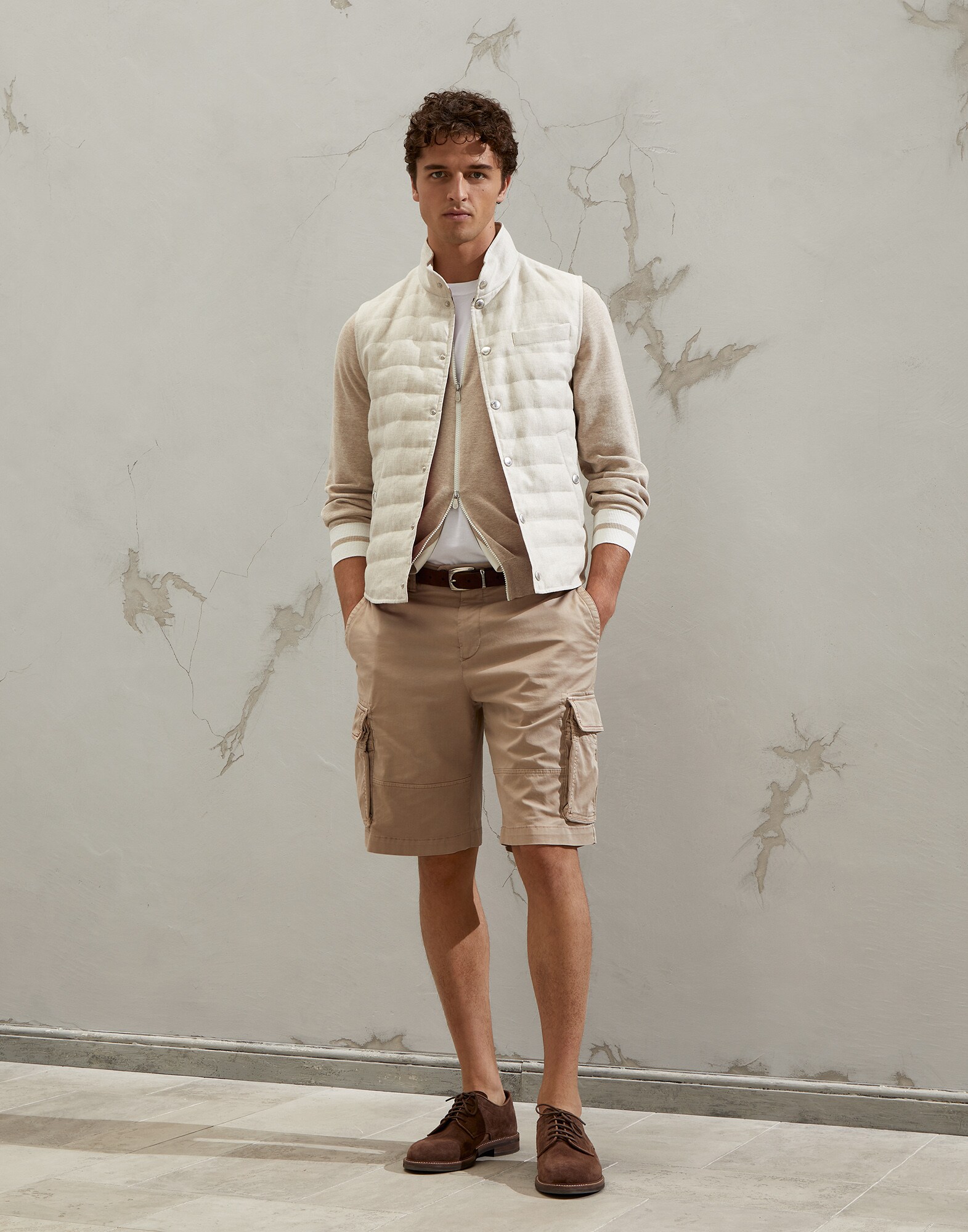 Down Sleeveless Jacket - Look