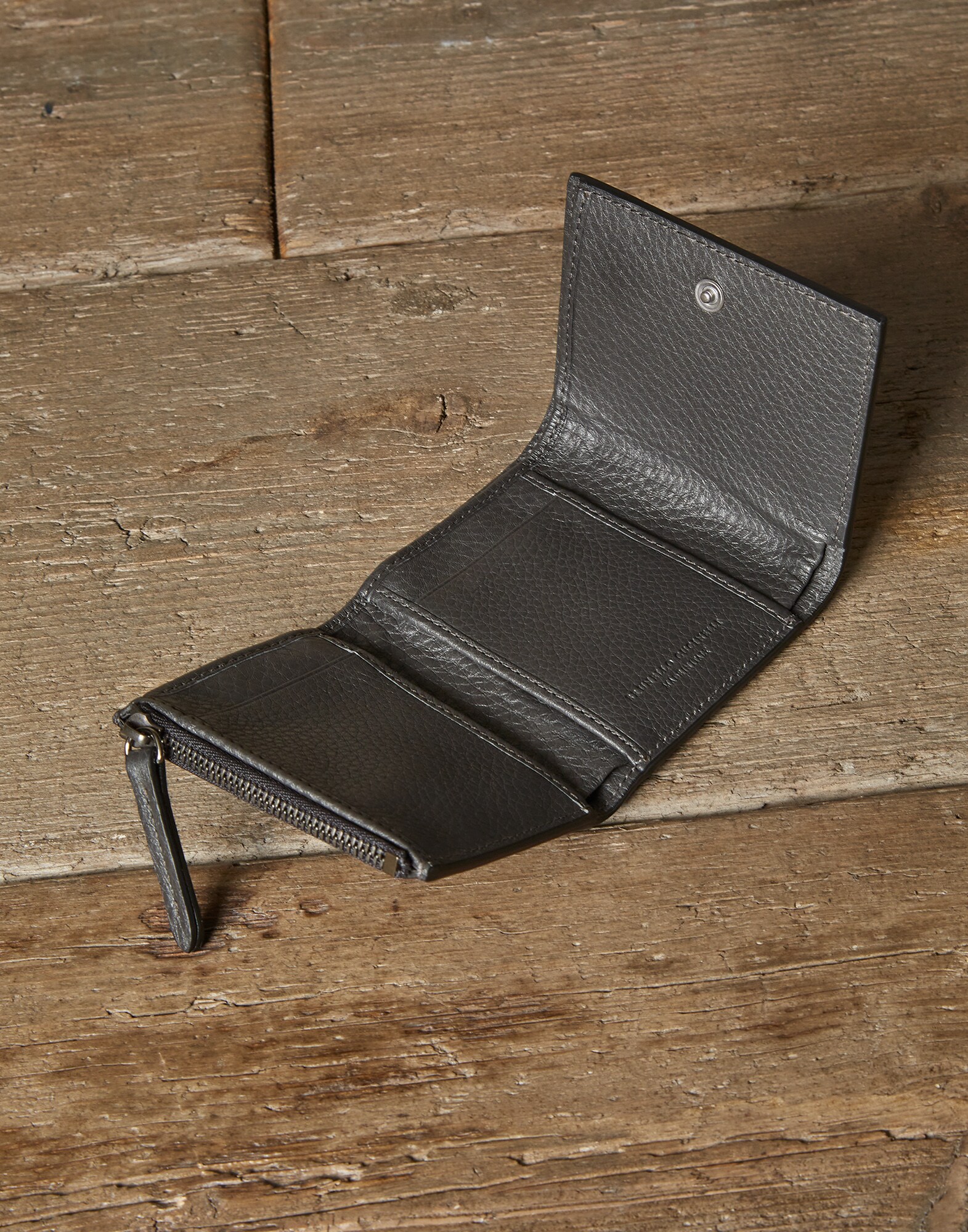 Wallet Dark Grey Woman 2 - Brunello Cucinelli