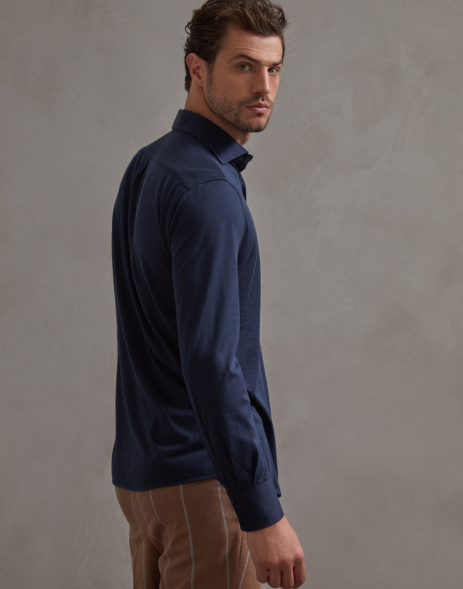 French Collar Shirt - Back