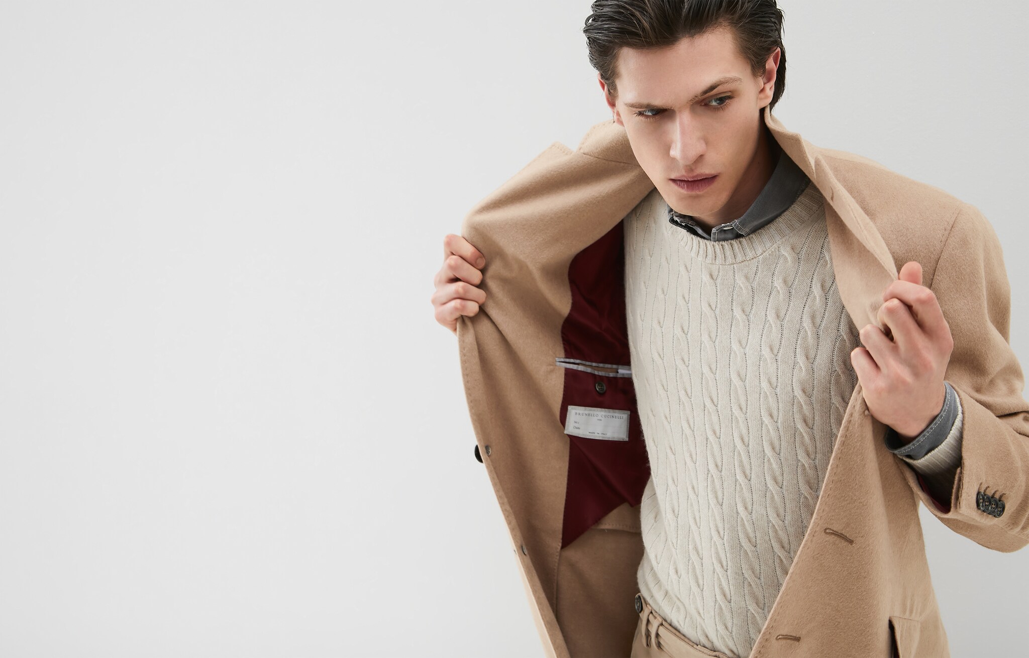 Coat Camel Man 5 - Brunello Cucinelli