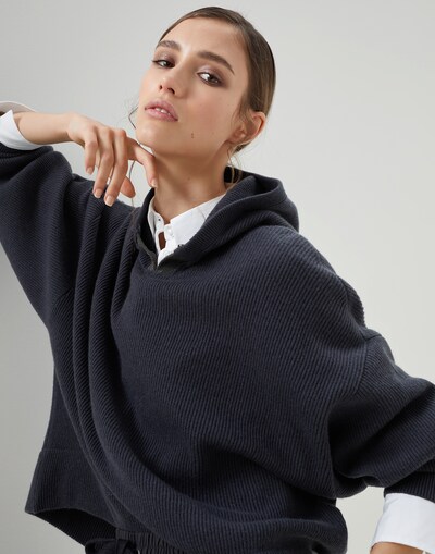 Hooded Sweater - Editorial view