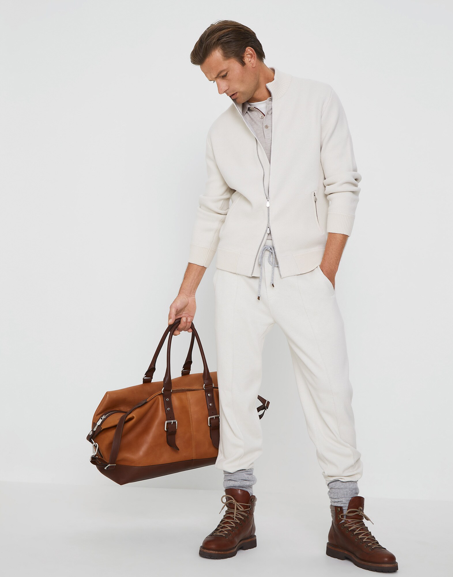 Zip-front Cardigan - Look