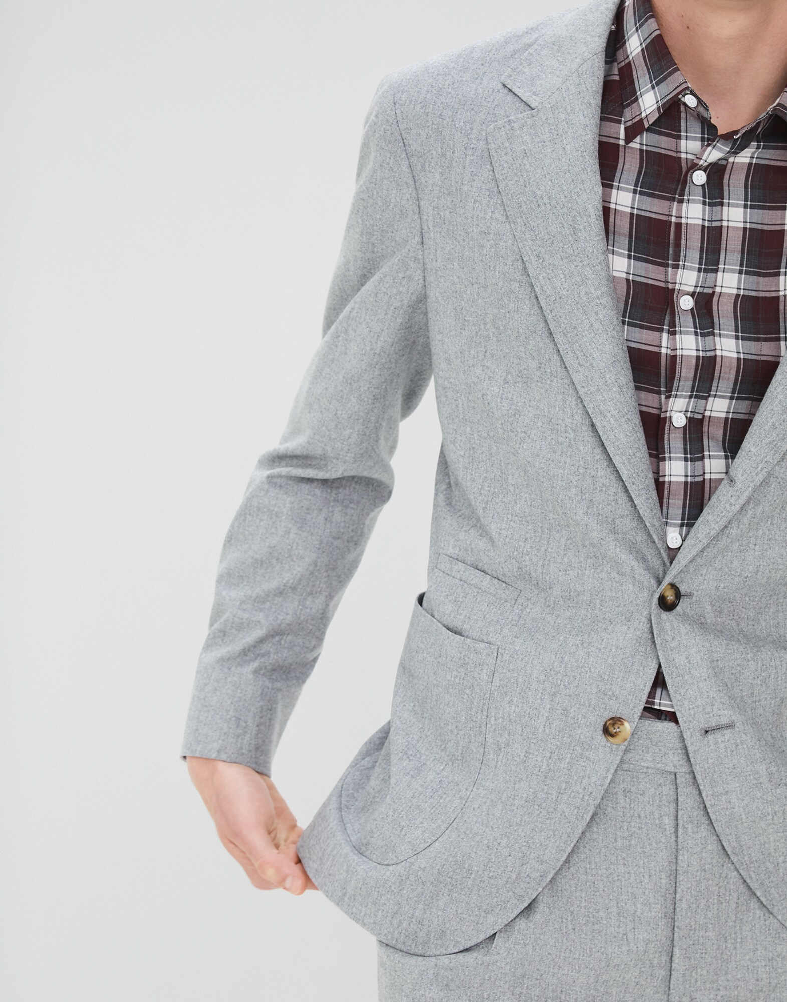 Chaqueta de Botonadura Simple - Detail