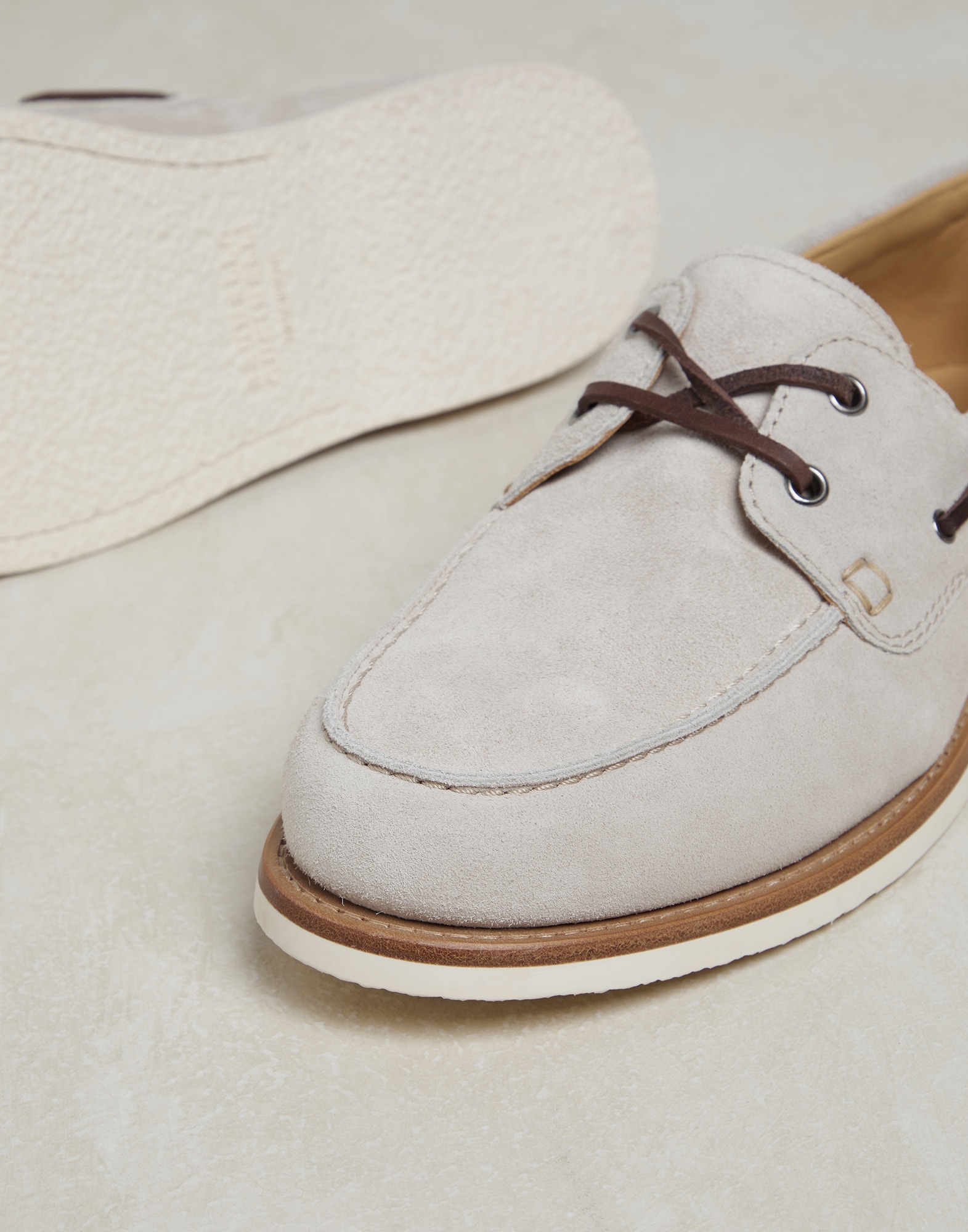 Men's leisure shoes: casual loafers and boat shoes | Brunello Cucinelli