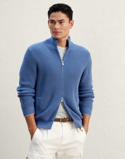 Zip-front Cardigan - Front view