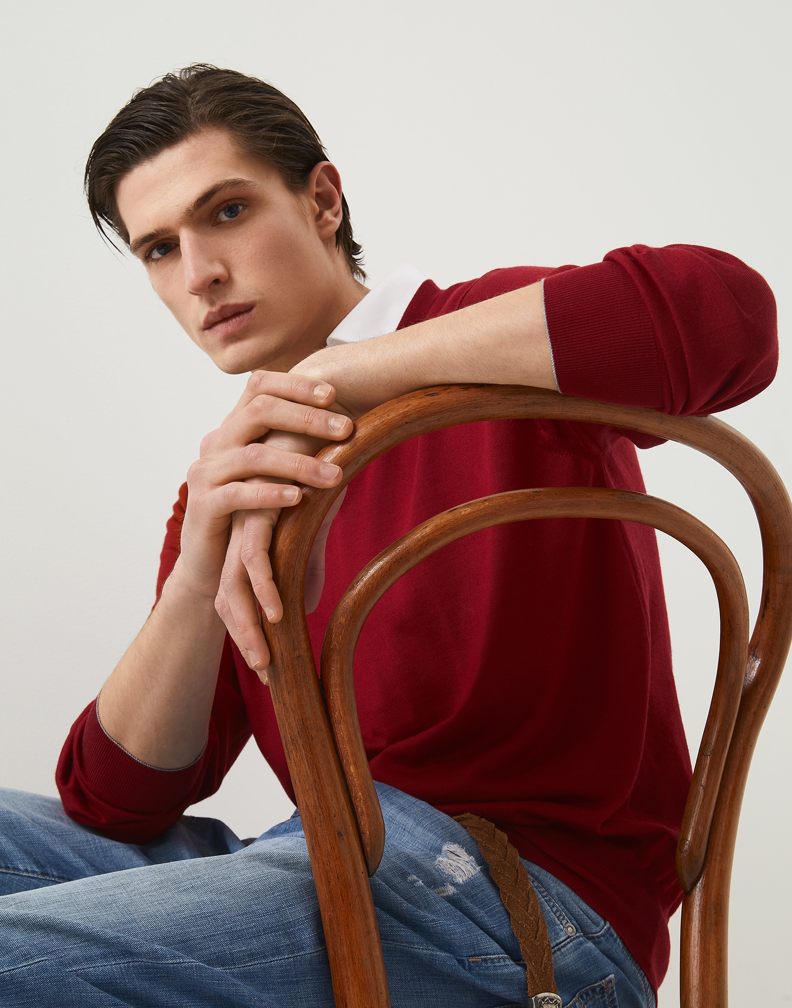 Jersey Escote Pico - Vista editorial