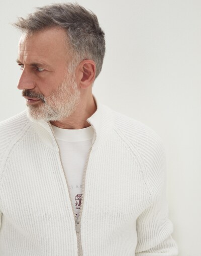 Zip-front Cardigan - Detail view