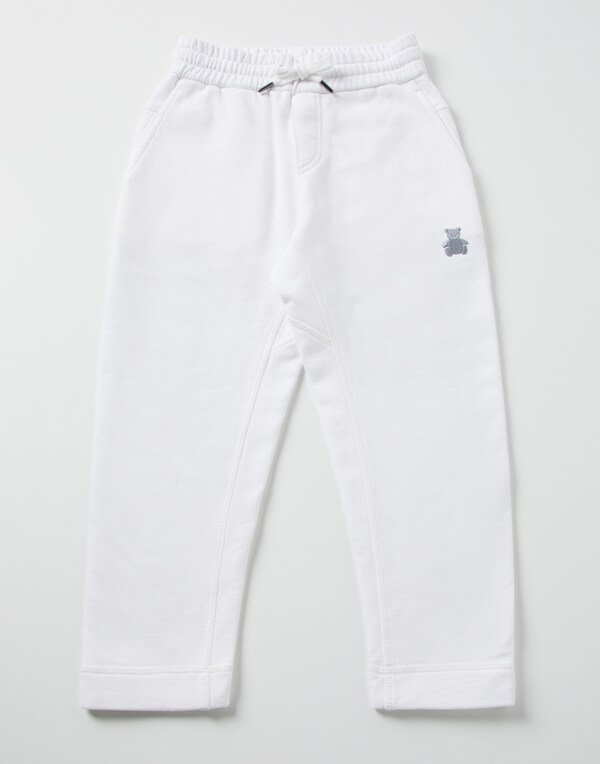 Cotton Bernie trousers Off-White Baby Capsule - Brunello Cucinelli 