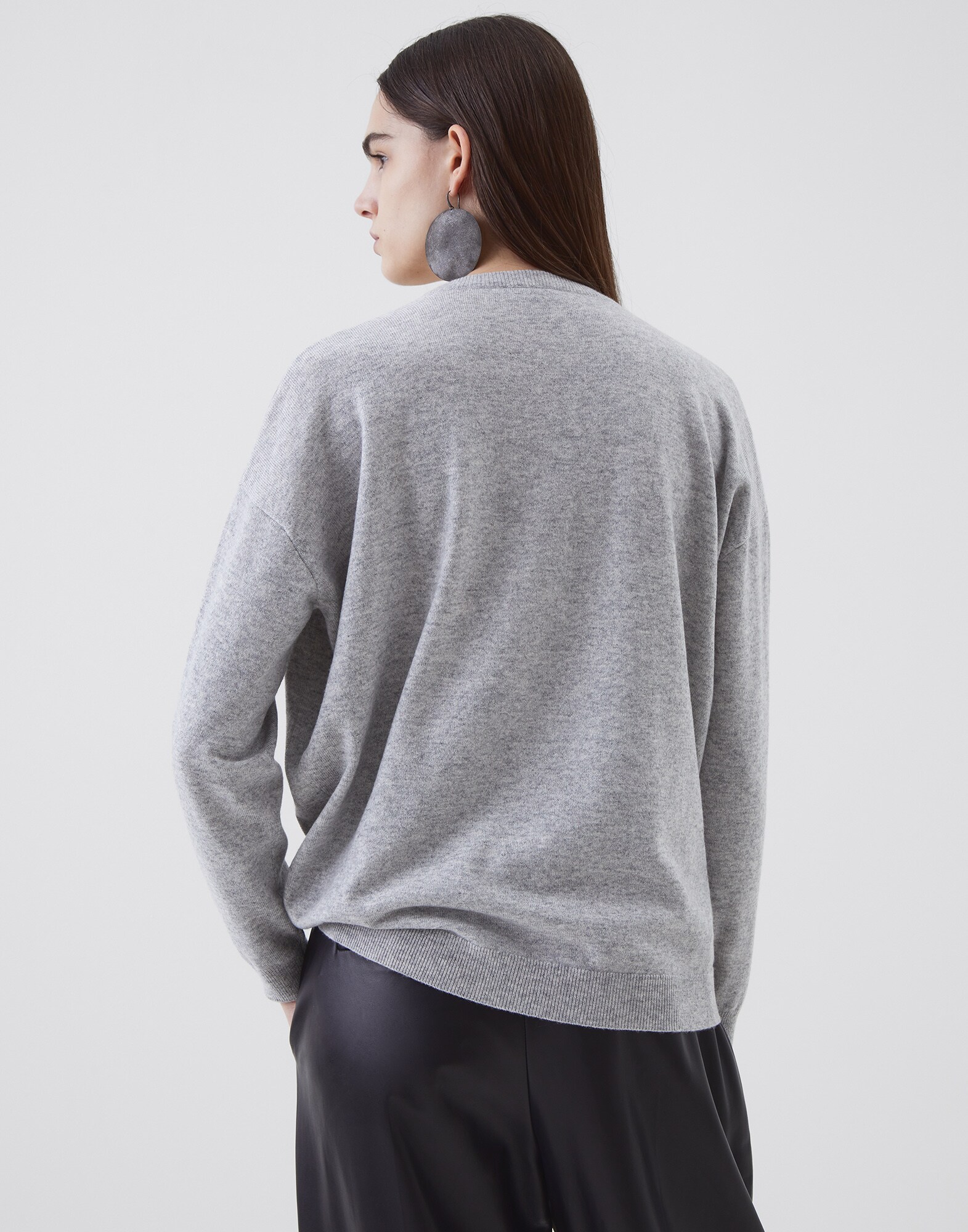V-neck Sweater - Back