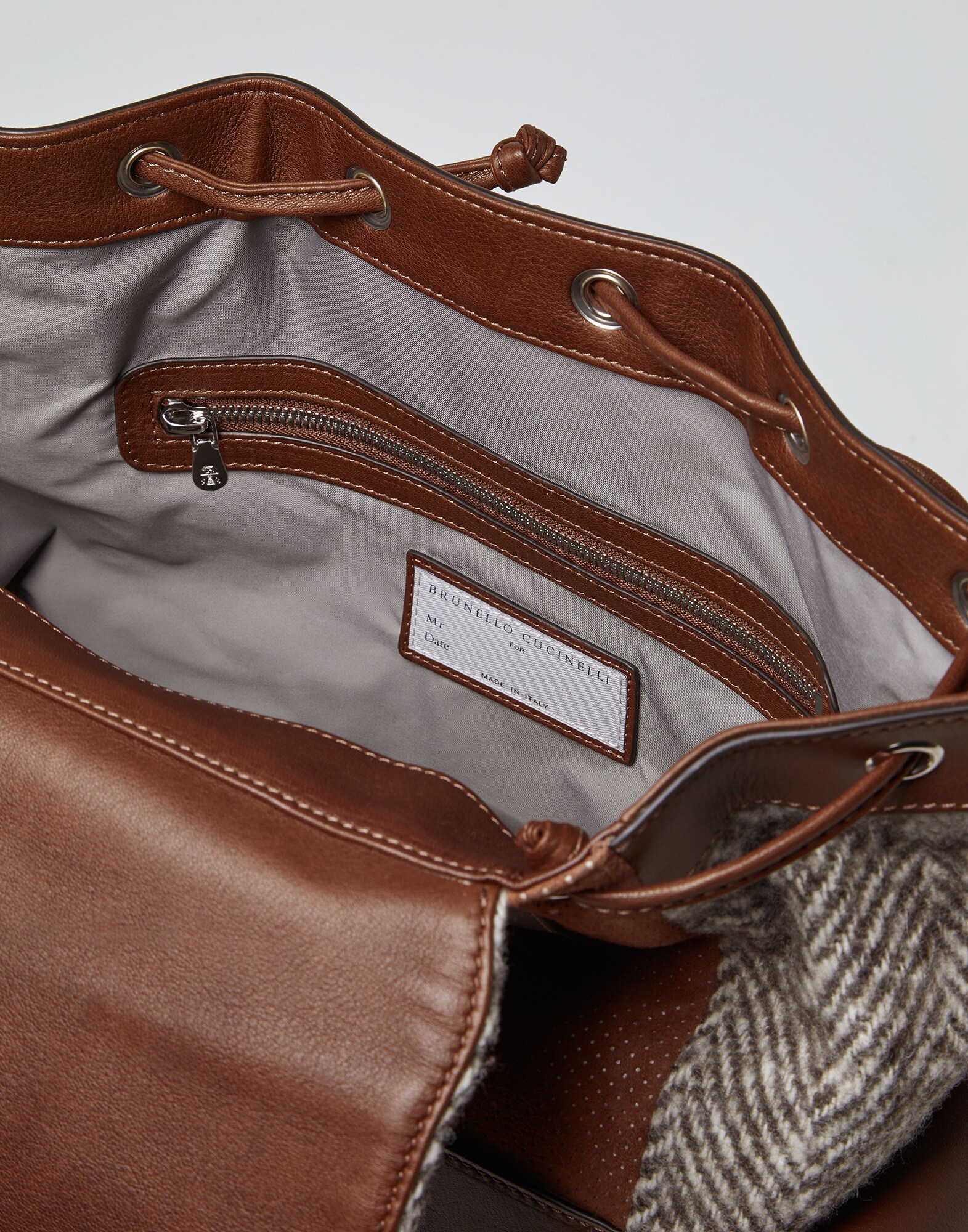 Sac à Dos Marron Homme 4 - Brunello Cucinelli