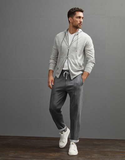 Zip-front Cardigan - Full look