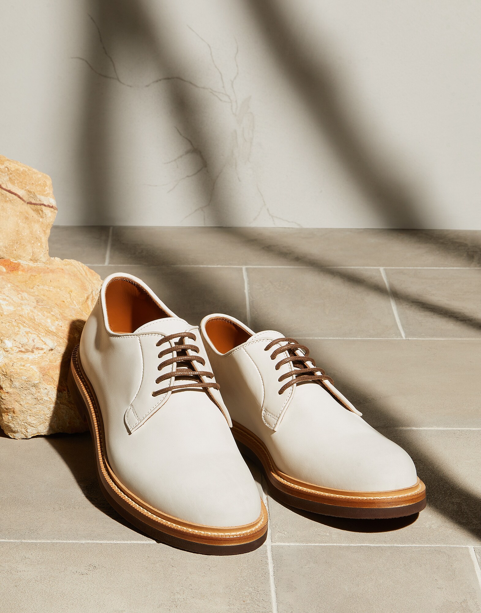 Calfskin derby Panama Man - Brunello Cucinelli