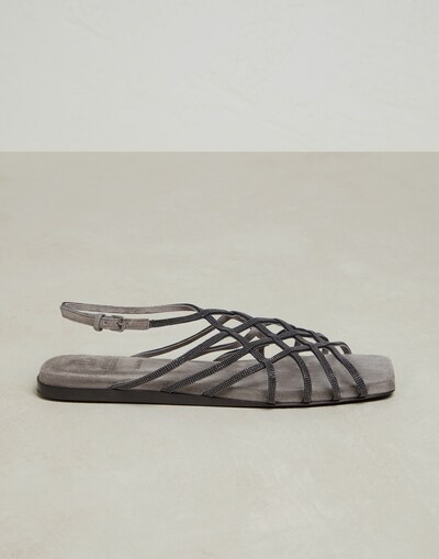 Sandals with Fastening - Full look
