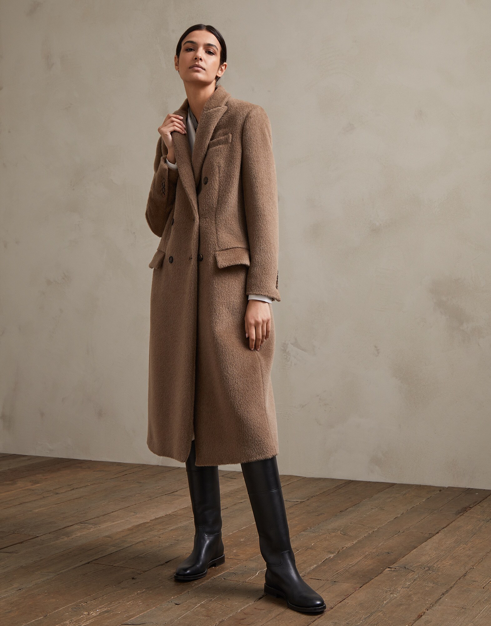 Coat Brown Woman 1 - Brunello Cucinelli