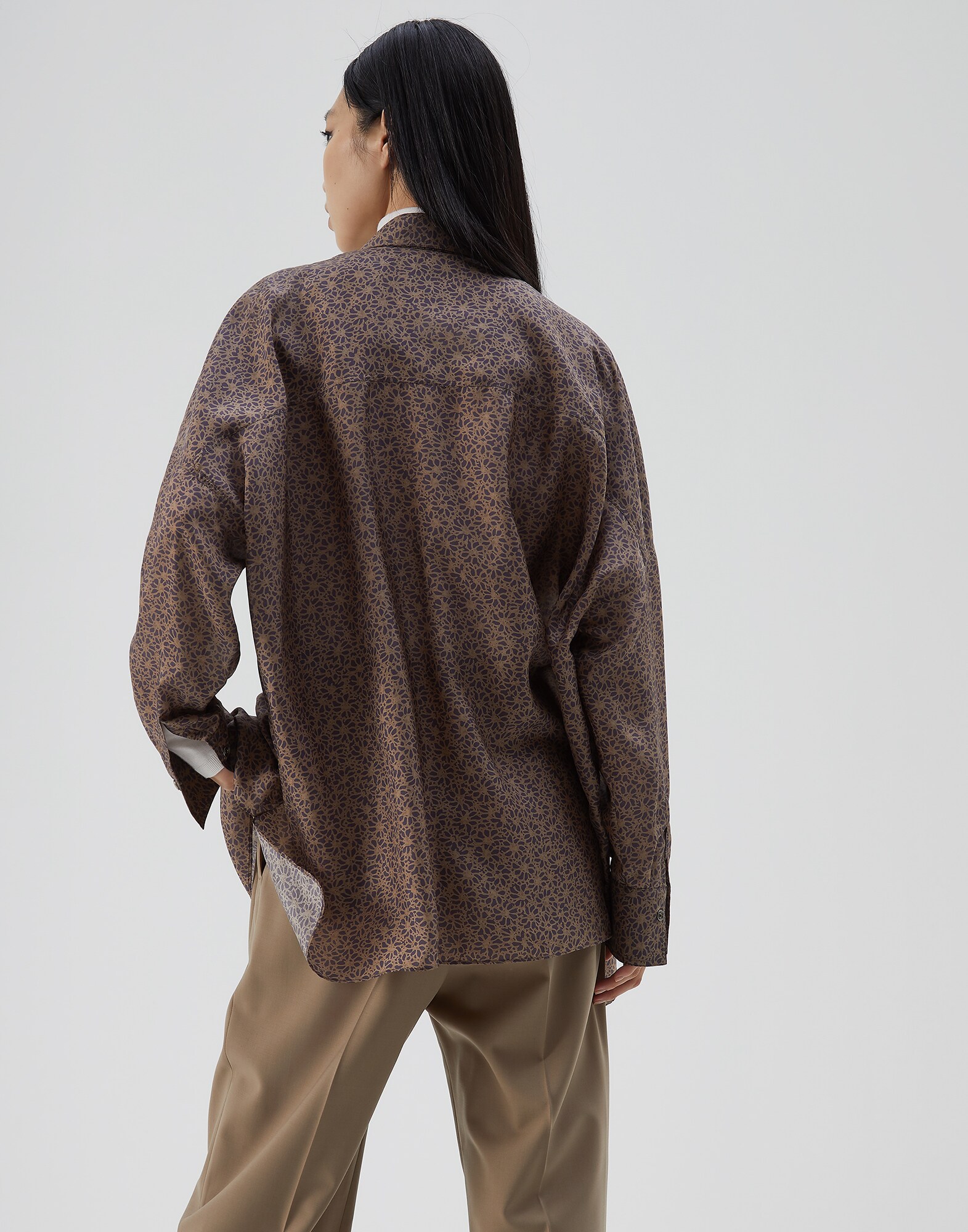 Silk Shirt Lilac Woman 2 - Brunello Cucinelli