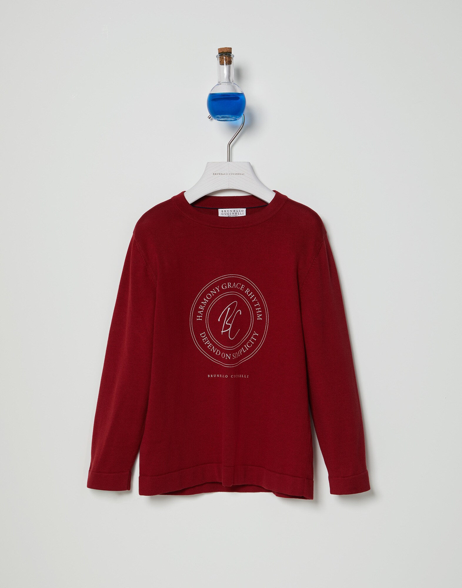 男童棉质针织衫 221b29m131 Brunello Cucinelli
