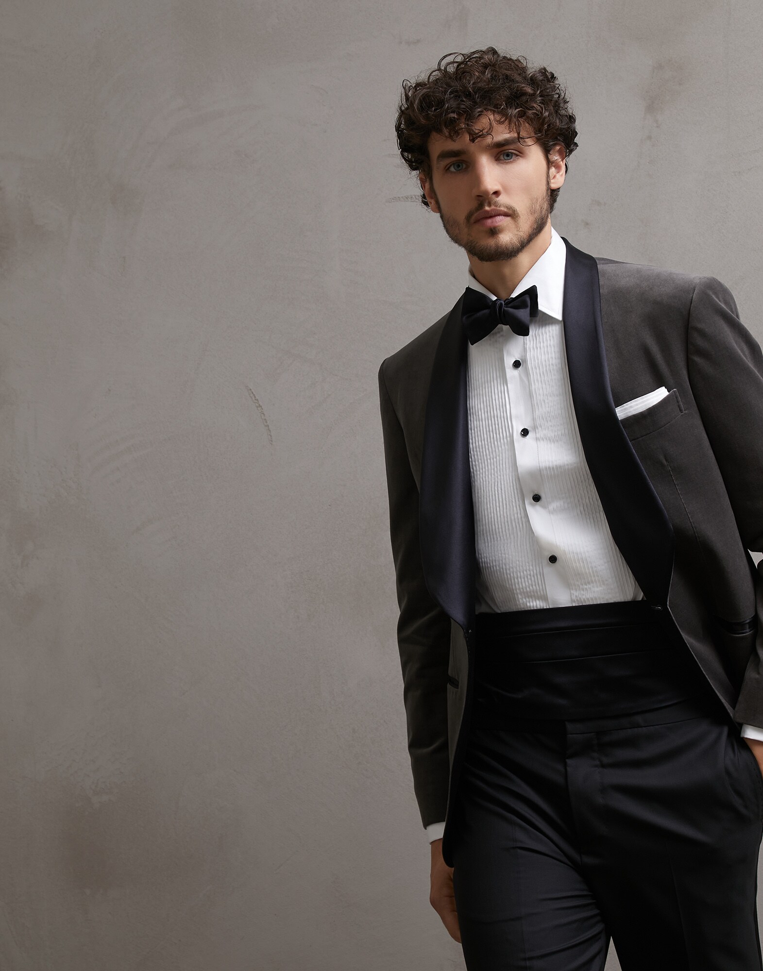 Tuxedo Jacket Medium Grey Man 4 - Brunello Cucinelli