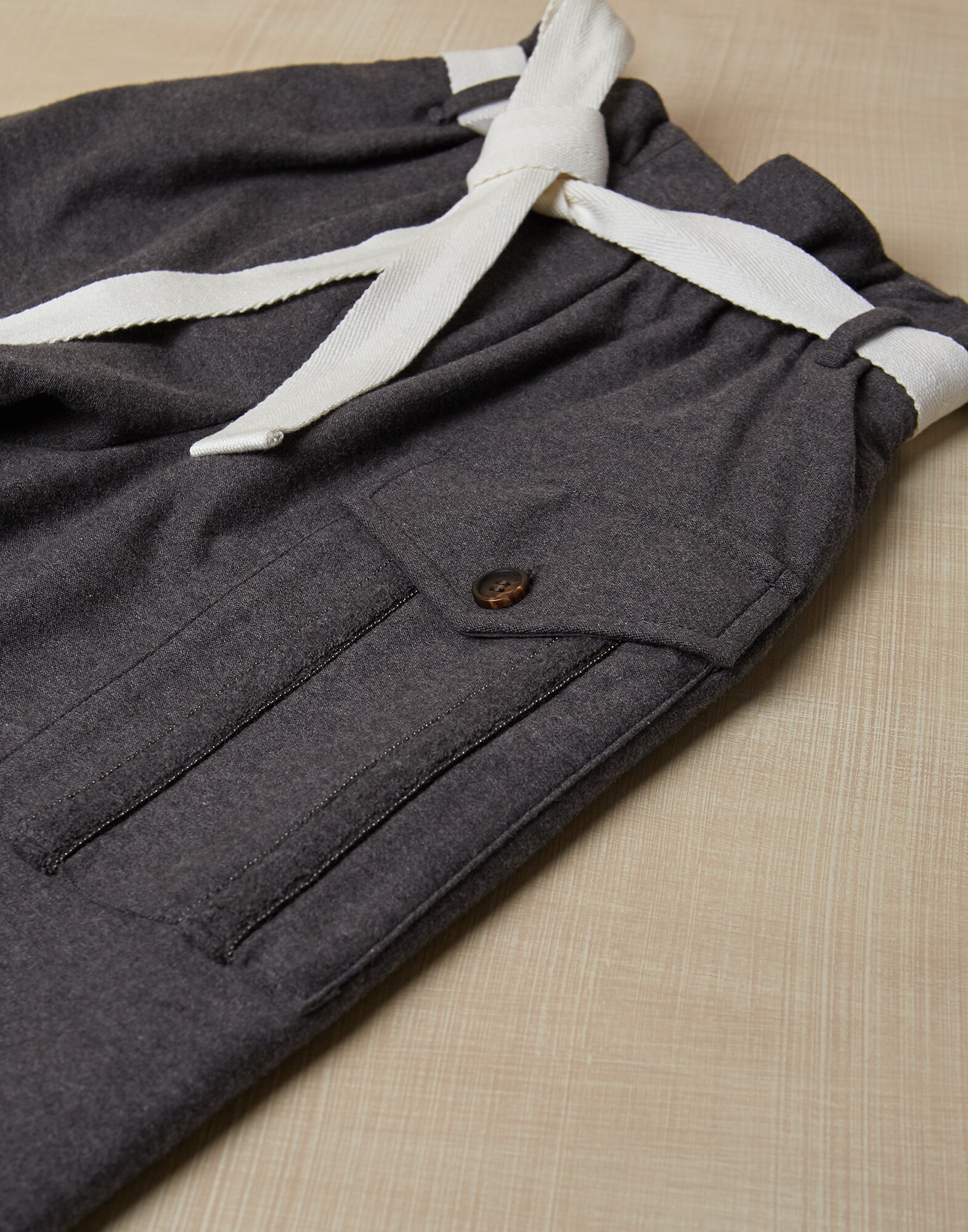 Trousers Dark Grey Girl 0 - Brunello Cucinelli