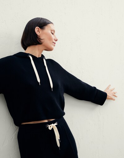 Hooded Sweater - Editorial view