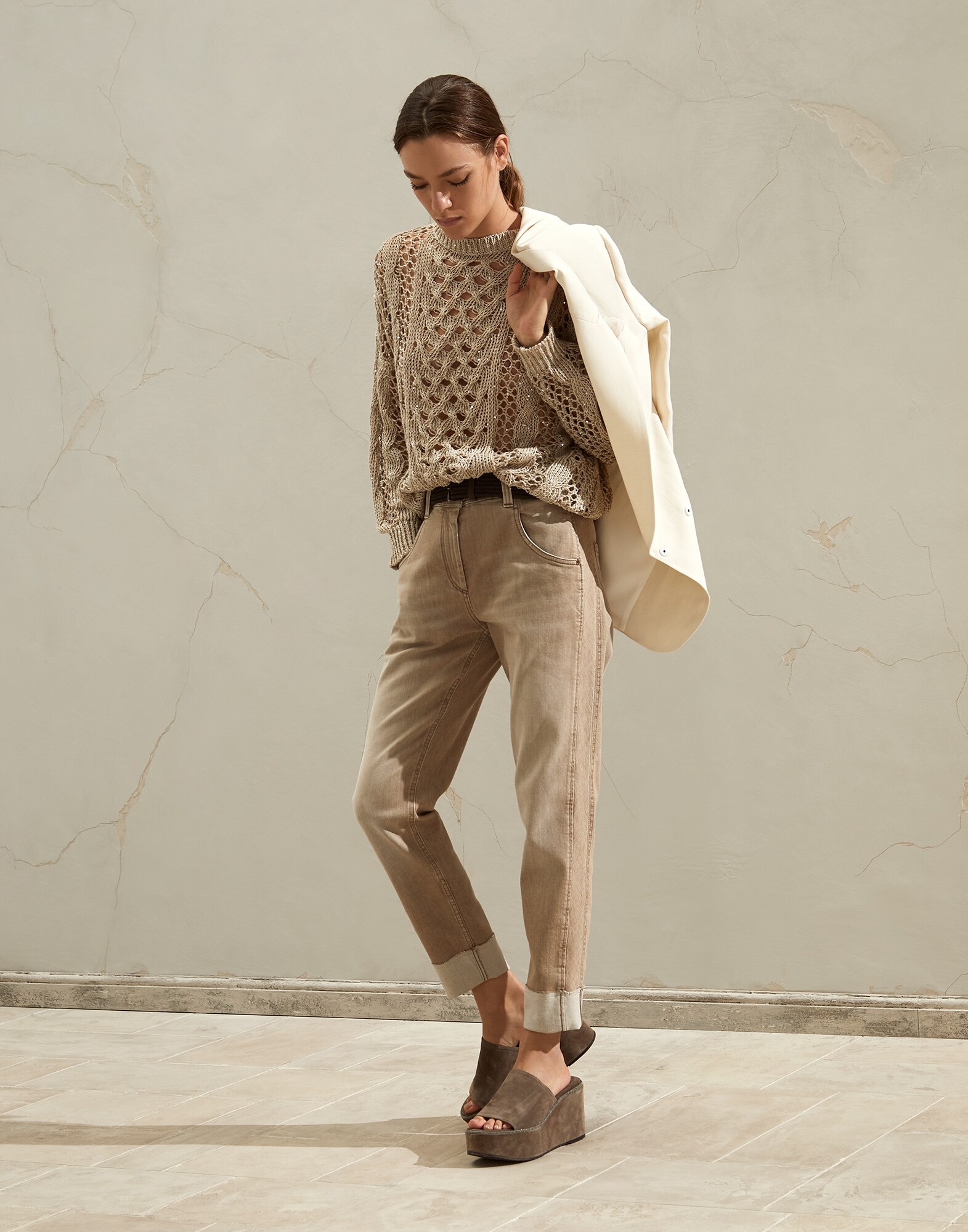Pull Ras-de-cou - Vue tenue complète