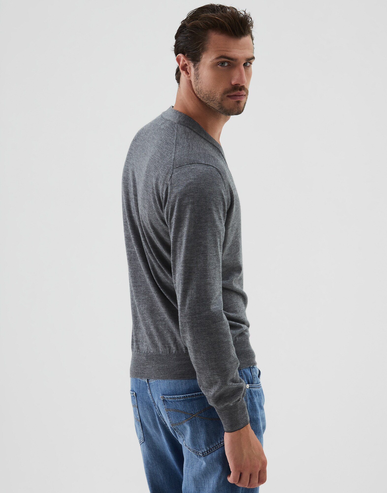 Button-front Cardigan - Back