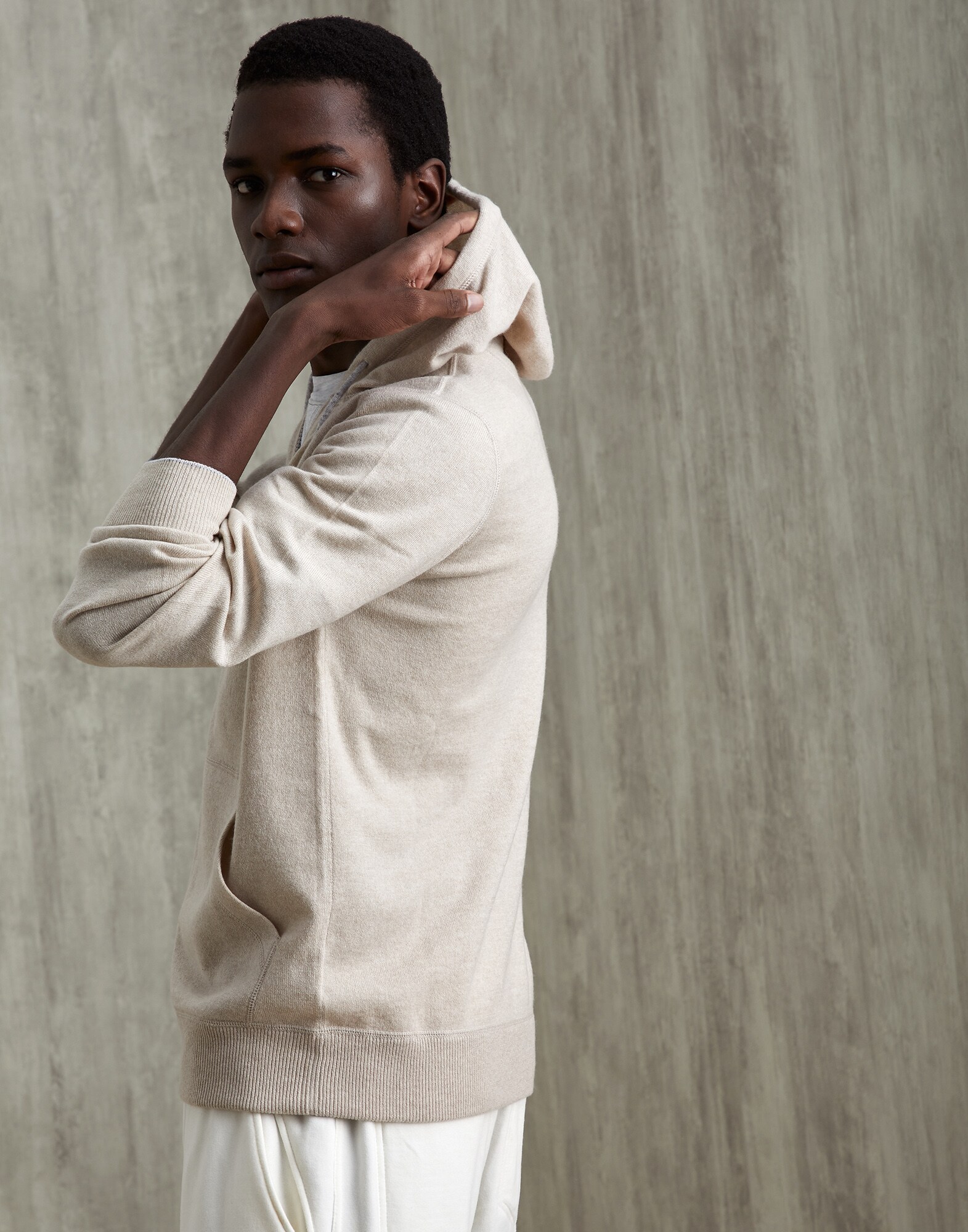 Zip-front Cardigan - Back view