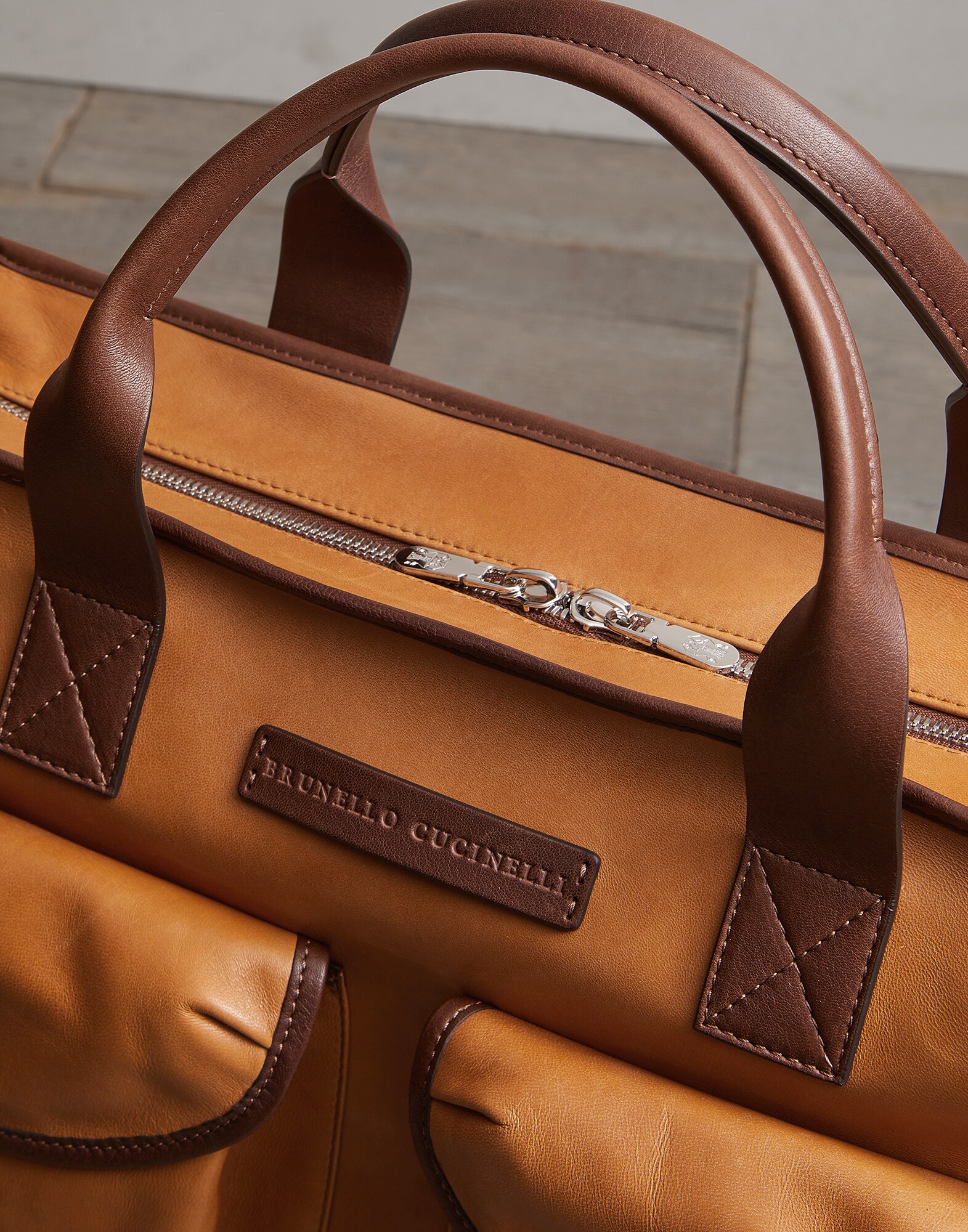 Leisure Bag Whiskey Man 2 - Brunello Cucinelli